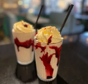 Milkshakes, iskaffe & frapper